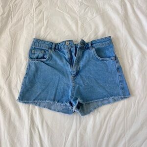 Women's Blue Denim Shorts